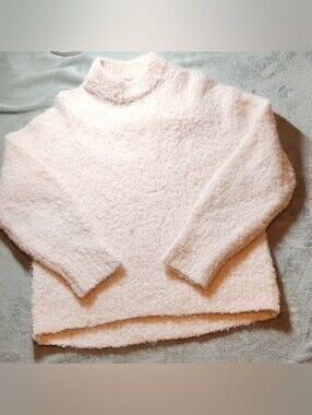 Madewell Alpaca Wool Chunky Pull Over Cream Sweater Size Small